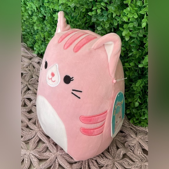 NWT 8” Laura the Pink Tabby Cat Squishmallow - Picture 2 of 6